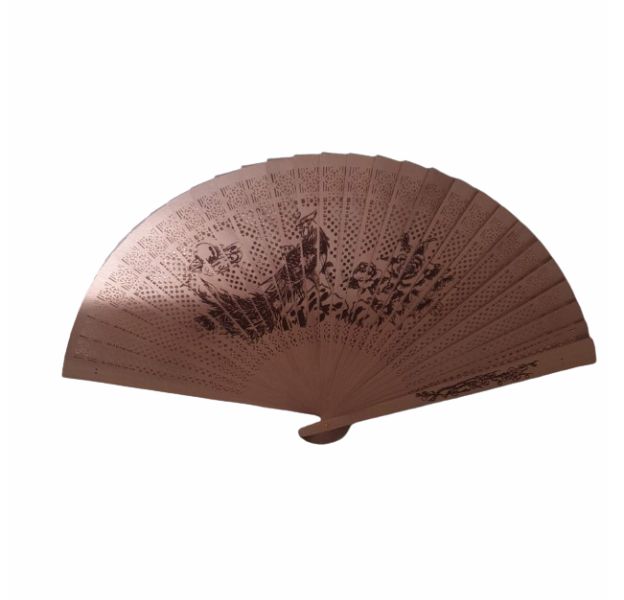 Oriental - Leque Madeira Personalizado M
